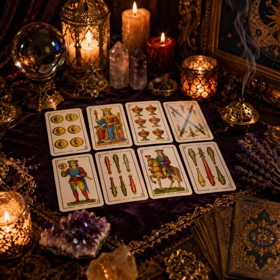 Lectura Tarot Cartas Españolas